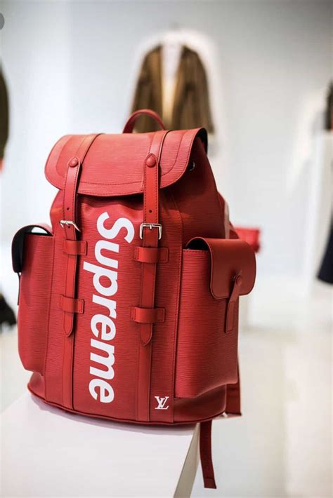 supreme lv bag real vs fake|supreme x counterfeit backpacks.